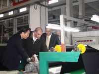Customers from Netherland visited Fujian Polytech production proccesing factory.